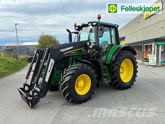 John Deere 6120M Autopower, fronthyd,front pto, Ålø Laster Tractoare