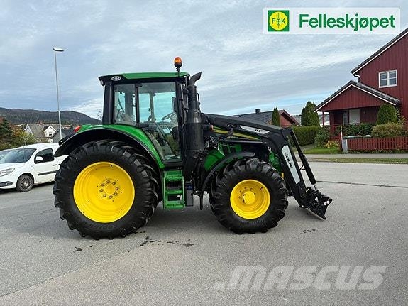 John Deere 6120M Autopower, fronthyd,front pto, Ålø Laster Tractoare