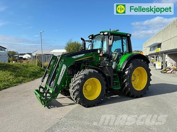 John Deere 6120M kun 250 timer, front hyd., front pto, Ålø La Tracteur