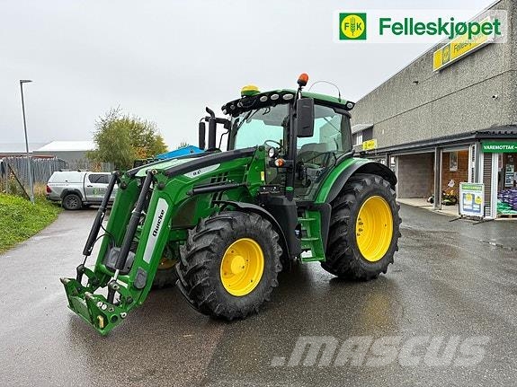 John Deere 6130R autopower 50km/t, kun 2950 timer, GPS Tratores Agrícolas usados