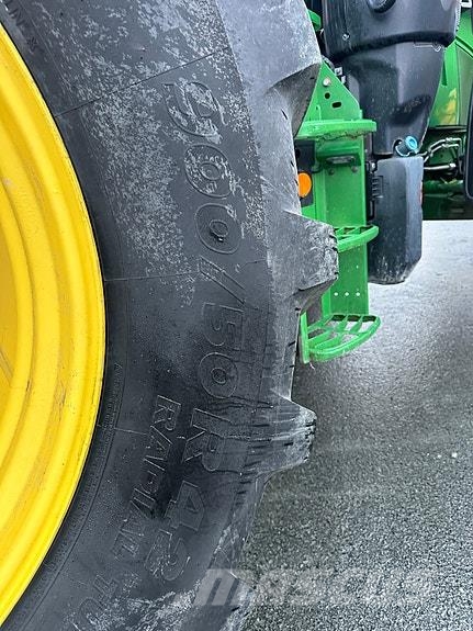 John Deere 6155R Fronthyd/Laster/GPS/900 og 710 hjul Opony, koła i felgi