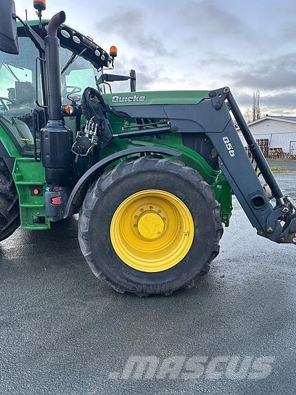 John Deere 6155R Fronthyd/Laster/GPS/900 og 710 hjul Opony, koła i felgi