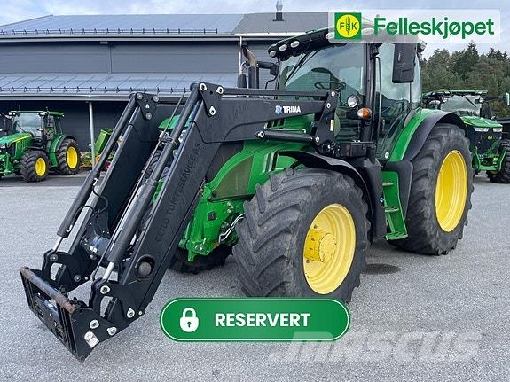 John Deere 6155R Ultimate 50km front hydr, pto, laster, auto  Trattori