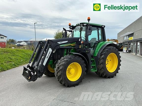 John Deere 6M125 50 km/t autopower, ålø laster, kun 430 timer トラクター