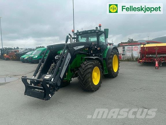 John Deere 6R 185 CommandPRO | Fronthydraulikk Traktoriai