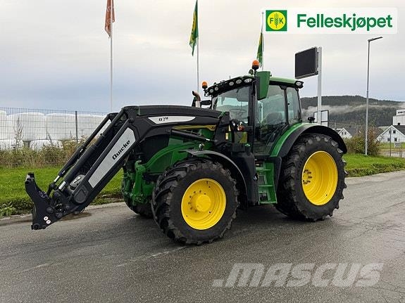 John Deere 6R 185 CommandPRO | Fronthydraulikk الجرارات