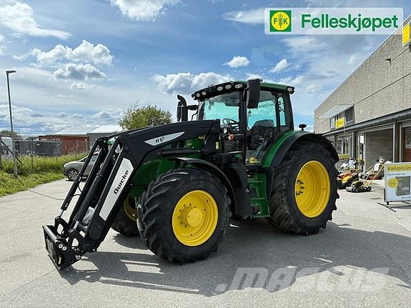 John Deere 6R185 CommandPRO Ålø Laster Traktoren