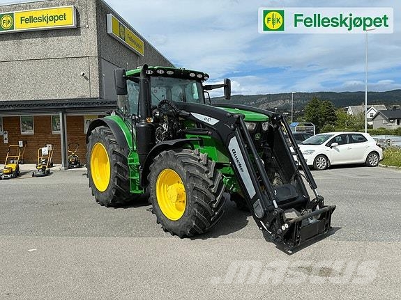 John Deere 6R185 CommandPRO Ålø Laster Traktoren