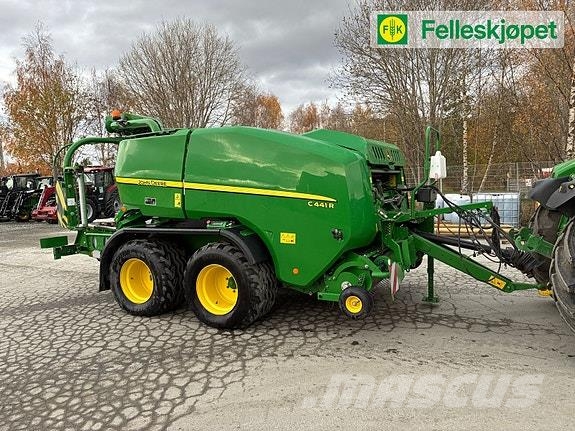 John Deere C441R Rundballepresse محزمات مستديرة
