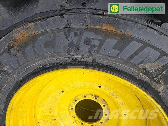 John Deere Hjul par: Michelin Axiobib 2 710/70R42 Moveero Gul Ελαστικά και ζάντες