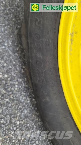 John Deere Hjul par: Michelin XeoBiB 520/60R28 Originalfelg J Шины и колёса