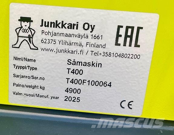 Junkkari 400 Elite Såmaskin Rasturači đubriva