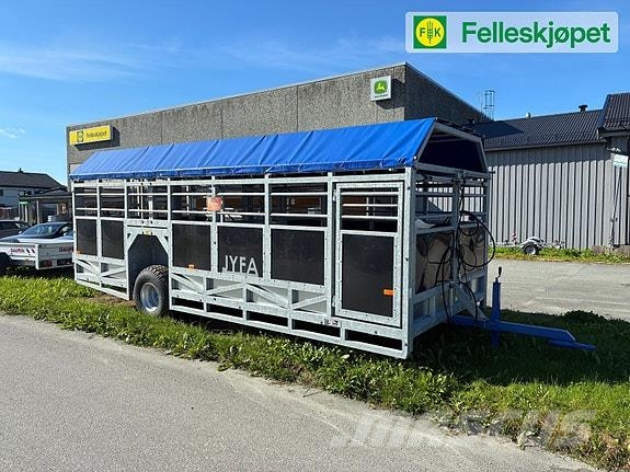 Jyfa BTR 600 Dyrehenger 6 meter, hyd.hev og senk Universalvogner