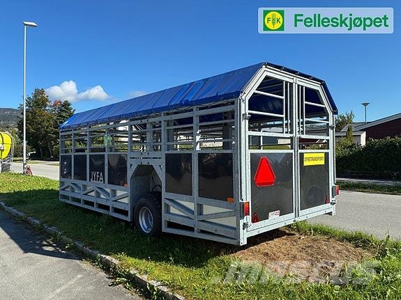 Jyfa BTR 600 Dyrehenger 6 meter, hyd.hev og senk Universalvogner