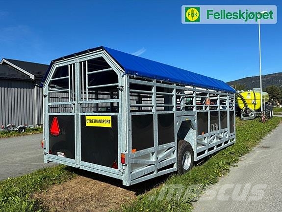 Jyfa BTR 600 Dyrehenger 6 meter, hyd.hev og senk Universalvogner
