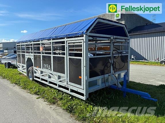Jyfa BTR 600 Dyrehenger 6 meter, hyd.hev og senk Universalvogner