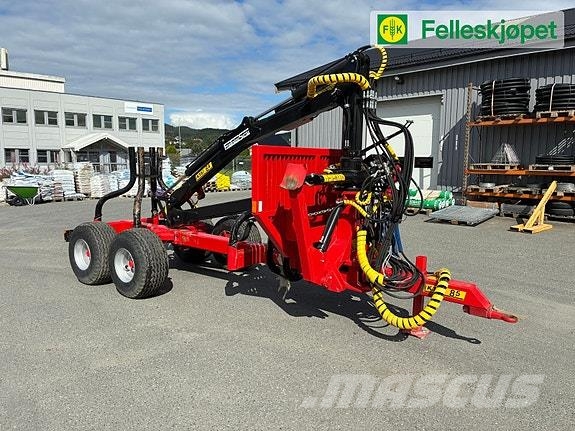 K.T.S 8500 tømmerhenger med vinsj, meget lite brukt! Bosbouw - Overige