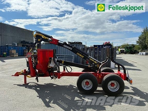 K.T.S 8500 tømmerhenger med vinsj, meget lite brukt! Bosbouw - Overige