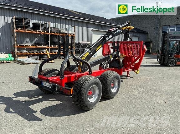 K.T.S 8500 tømmerhenger med vinsj, meget lite brukt! Bosbouw - Overige