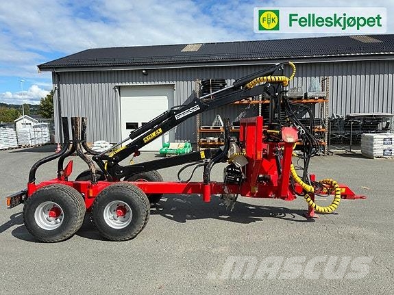 K.T.S 8500 tømmerhenger med vinsj, meget lite brukt! Bosbouw - Overige