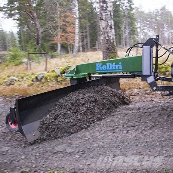 Kellfri planeringsskjær 2,5 m, inkl. hjul og hydraulikksyl Lumiaurat
