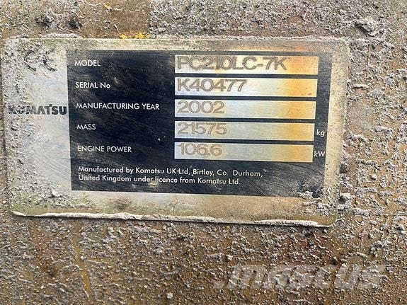 Komatsu PC210 Other