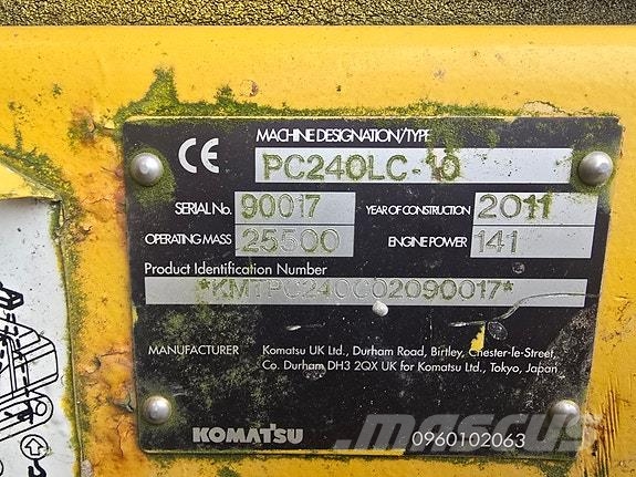 Komatsu PC240LC - 10 معدات البناء - غير ذلك