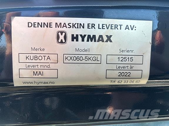 Kubota KX060-5 Other