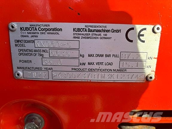 Kubota KX060-5 Other