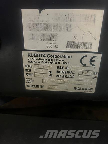 Kubota KX080-3 Būvniecība- Citi