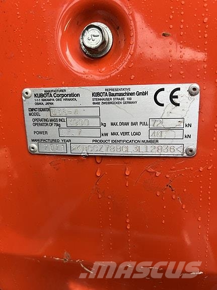 Kubota U36-4 Gradbeništvo - drugo