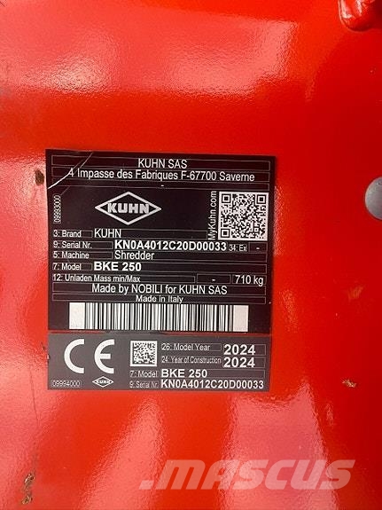 Kuhn BKE 250 Park- og hagemaskiner - Annet