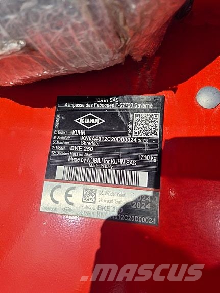 Kuhn BKE250 Altri macchinari per falciare e trinciare