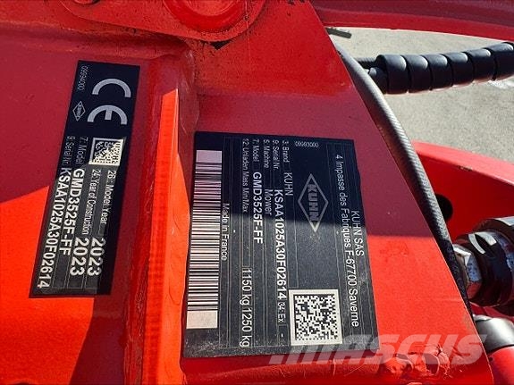 Kuhn GMD3525F-FF Other forage harvesting equipment