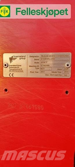 Kverneland 4332 CT Χορτοκοπτικά