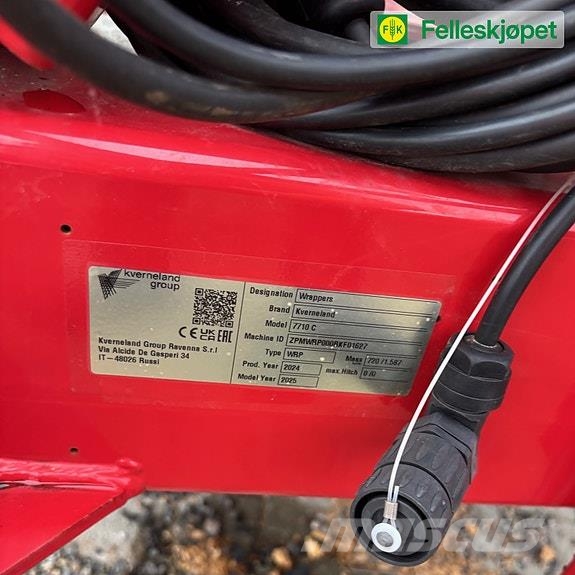 Kverneland 7710 C محزمات مستديرة