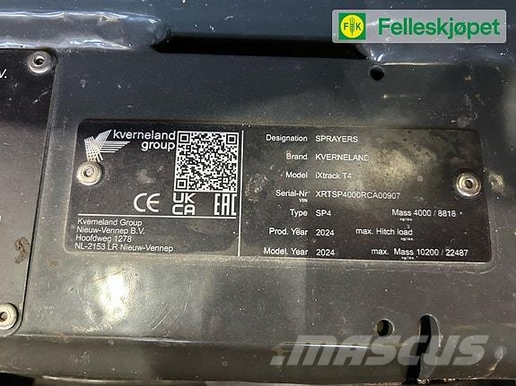 Kverneland Ixtrack T4 4000L Selbstfahrende Sprühgeräte