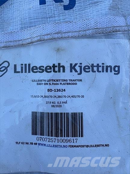 Lilleseth lettkjetting EASY ON 5,7mm flatbrodd 38/14,00-20 Інше дорожнє і снігозбиральне обладнання