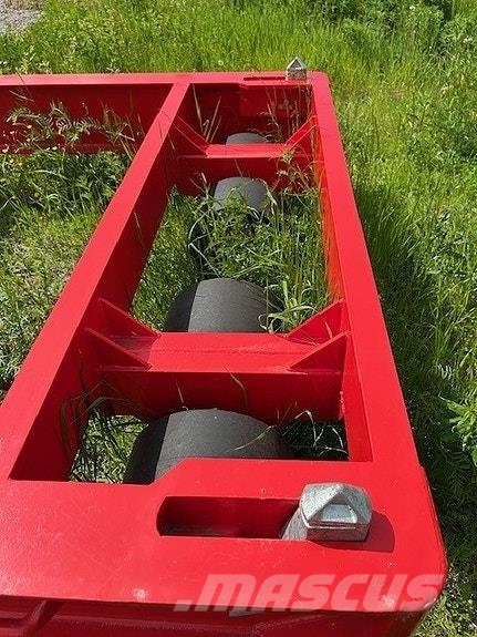 Mafi SEACOM Rolltrailer med svanehals container caset Otros