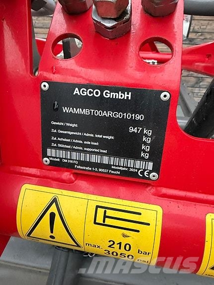 Massey Ferguson DM316FQ その他飼料収穫設備