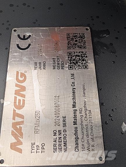 Mateng RF MAX 250 Muu silokoristustehnika