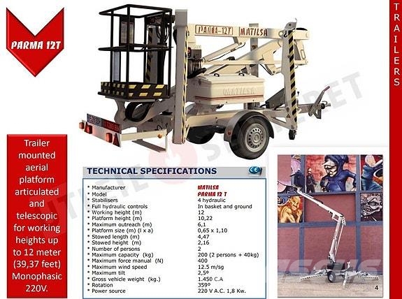 Matilsa Parma 12T معدات البناء - غير ذلك