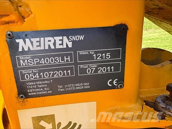 Meiren MSP4003LH حراثات ونصول الجليد