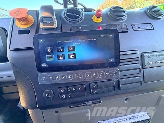 Mercedes-Benz e- Econic 300L Elektrisk renovasjonsbil Faun Vari Citi