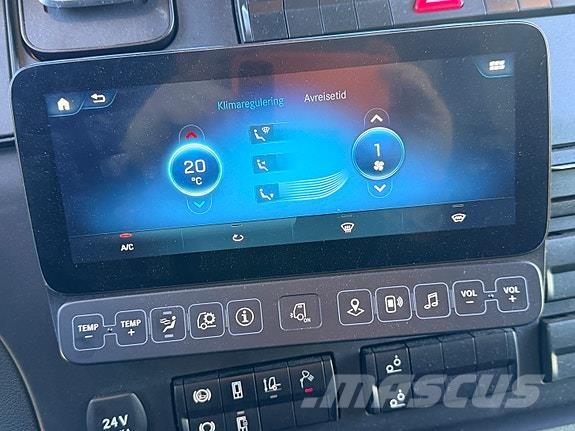 Mercedes-Benz e- Econic 300L Elektrisk renovasjonsbil Faun Vari Citi