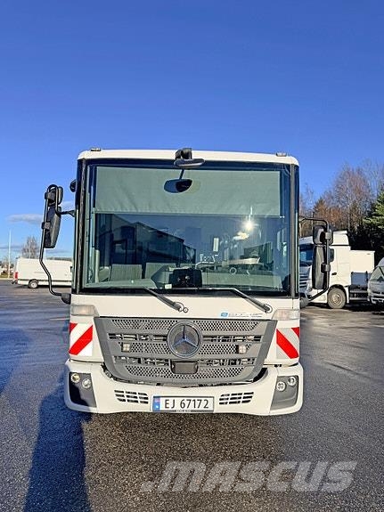 Mercedes-Benz e- Econic 300L Elektrisk renovasjonsbil Faun Vari Citi