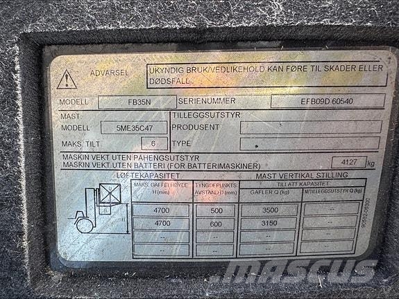 Mitsubishi FB35N 63154 Utilaje construcții - Altele
