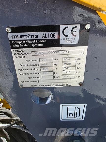 Mustang AL106 375 timer Muut koneet