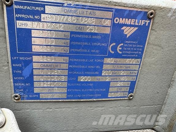 Omme 1700EXB 53946 Būvniecība- Citi