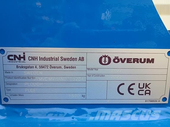  Øverum Vari Flex CX 31075 H Reversible ploughs
